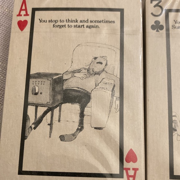 NIB Gag Gift Playing CARDS for “Anyone Over 40” - Picture 3 of 4